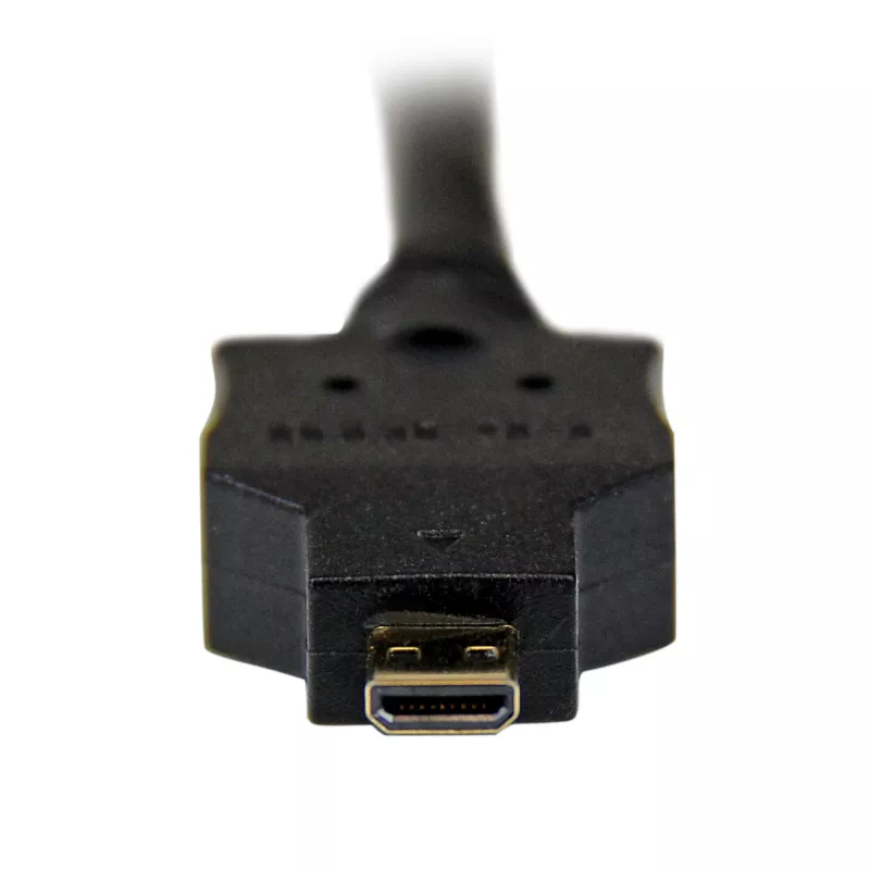 StarTech.com 2 m Micro-HDMI na DVI kábel – Micro-HDMI na DVI adaptér kábel – video rozhranie kábel Micro-HDMI typ D na DVI-D Single Link monitor/display/projektor – odolný