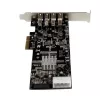 StarTech.com 4 port PCI Express (PCIe) SuperSpeed USB 3.0 karta adaptér s 2 dedikovanými 5-Gbit/s kanálmi – UASP – SATA / LP4 napájanie
