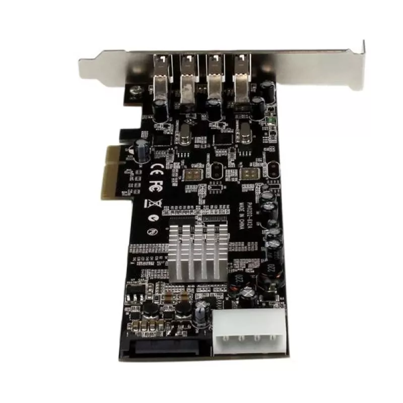 StarTech.com 4 port PCI Express (PCIe) SuperSpeed USB 3.0 karta adaptér s 2 dedikovanými 5-Gbit/s kanálmi – UASP – SATA / LP4 napájanie