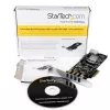 StarTech.com 4 port PCI Express (PCIe) SuperSpeed USB 3.0 karta adaptér s 2 dedikovanými 5-Gbit/s kanálmi – UASP – SATA / LP4 napájanie