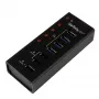 StarTech.com 4 port USB 3.0 hub plus 3 špeciálne USB nabíjacie porty…