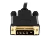 StarTech.com 1 m DisplayPort na DVI kábel – 1080p video – aktívny DisplayPort na DVI adaptér kábel – DisplayPort na DVI-D kábel konvertor Single Link – DP 1.2 na DVI monitor kábel