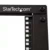 StarTech.com 4-stĺpikový 42U mobilný open-frame serverový rack, štvrostĺpikový 19 inch sieťový rack s kolieskami, pojazdný rack s nastaviteľnou hĺbkou pre počítače/AV/dáta/IT vybavenie – kolieska, vyrovnávacie nožičky alebo montáž na podlahu