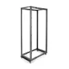 StarTech.com 4-stĺpikový 42U mobilný open-frame serverový rack, štvrostĺpikový 19 inch sieťový rack s kolieskami, pojazdný rack s nastaviteľnou hĺbkou pre počítače/AV/dáta/IT vybavenie – kolieska, vyrovnávacie nožičky alebo montáž na podlahu