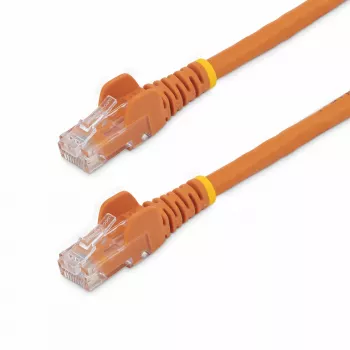 StarTech.com 3m CAT6 ethernetový kábel – oranžový CAT 6 gigabitový ethernetový kábel – 250 MHz 100W PoE RJ45 UTP sieťový/patch kábel, bez zaistenia s odľahčením ťahu, jednotlivo testovaný
