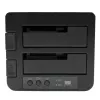 StarTech.com Dual Bay duplikátor pevných diskov, standalone USB 3.0 (5 Gbit/s) / eSATA na 2,5/3,5