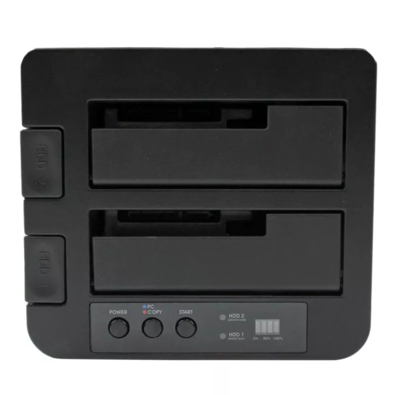 StarTech.com Dual Bay duplikátor pevných diskov, standalone USB 3.0 (5 Gbit/s) / eSATA na 2,5/3,5