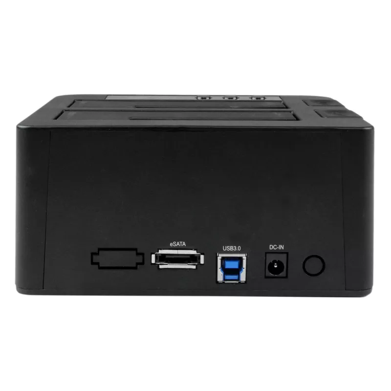 StarTech.com Dual Bay duplikátor pevných diskov, standalone USB 3.0 (5 Gbit/s) / eSATA na 2,5/3,5