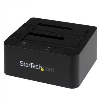 StarTech.com Dual-Bay USB 3.0 / eSATA na SATA dokovacia stanica pre pevné disky, USB dok pre pevné disky, externá 2,5/3,5