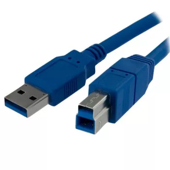 StarTech.com 1m SuperSpeed USB 3.0 kábel A na B - M/M, 1 m, USB A, USB B, USB 3.2 Gen 1 (3.1 Gen 1), samec/samec, modrý