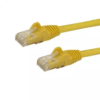 StarTech.com 2m CAT6 ethernetový kábel – žltý, CAT 6 gigabitový ethernetový kábel – 250 MHz, 100 W PoE, RJ45, UTP sieťový/patch kábel, ochrana zaistenia s odľahčením ťahu, jednotlivo testovaný
