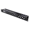 StarTech.com horizontálny 1U serverový rack káblový manažment finger duct s krytom – 19