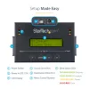 StarTech.com 1:1 standalone duplikátor pevných diskov s disk image manažérom pre zálohovanie a obnovu, ukladanie viacerých disk image na 2,5/3,5