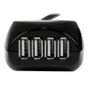 StarTech.com 15 m aktívny USB 2.0 kábel so 4-portovým hubom, USB 2.0, 480 Mbit/s, čierny, 15 m, 110 – 240 V, 5 V