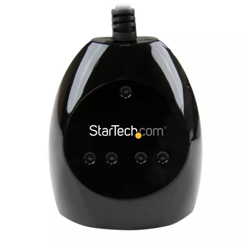 StarTech.com 15 m aktívny USB 2.0 kábel so 4-portovým hubom, USB 2.0, 480 Mbit/s, čierny, 15 m, 110 – 240 V, 5 V