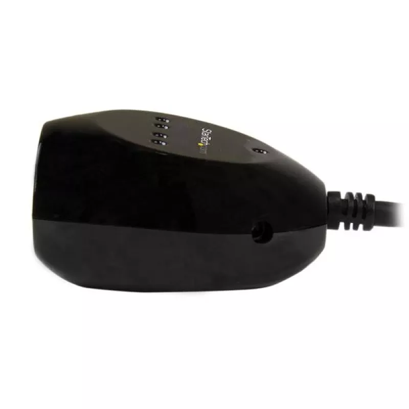 StarTech.com 15 m aktívny USB 2.0 kábel so 4-portovým hubom, USB 2.0, 480 Mbit/s, čierny, 15 m, 110 – 240 V, 5 V