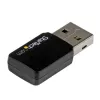 StarTech.com USB 2.0 AC600 Mini Dual-Band Wireless-AC sieťový adaptér - 1T1R 802.11ac Wi-Fi adaptér