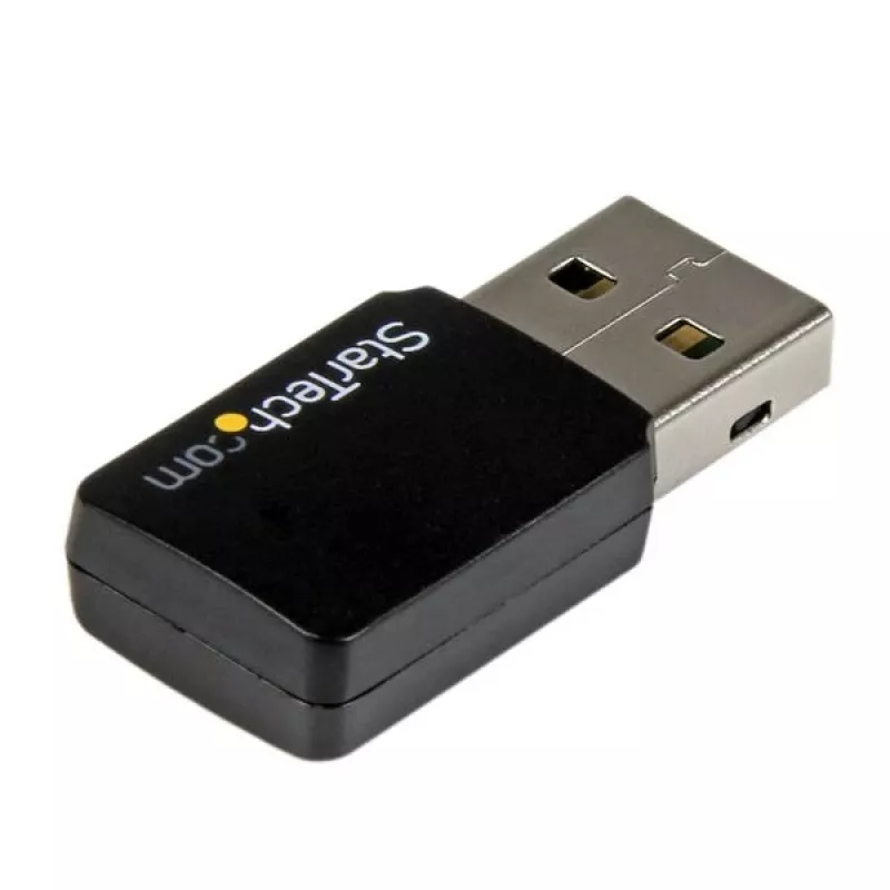 StarTech.com USB 2.0 AC600 Mini Dual-Band Wireless-AC sieťový adaptér - 1T1R 802.11ac Wi-Fi adaptér
