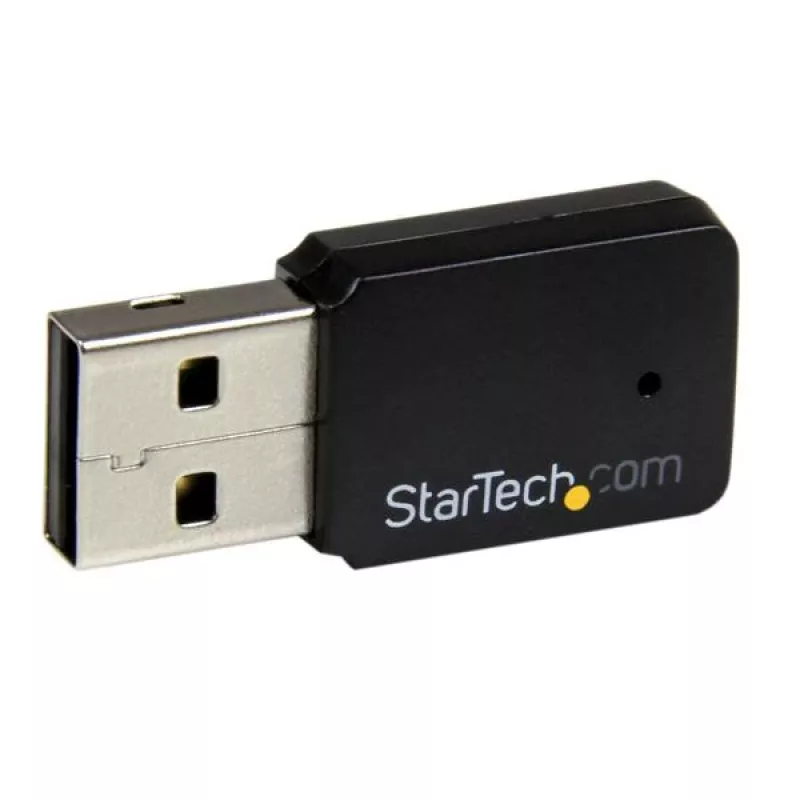 StarTech.com USB 2.0 AC600 Mini Dual-Band Wireless-AC sieťový adaptér - 1T1R 802.11ac Wi-Fi adaptér