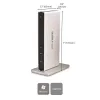 StarTech.com Dual-Monitor USB 3.0 dokovacia stanica s DVI a vertikálnym stojanom