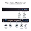 StarTech.com Dual-Monitor USB 3.0 dokovacia stanica s DVI a vertikálnym stojanom