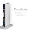 StarTech.com Dual-Monitor USB 3.0 dokovacia stanica s DVI a vertikálnym stojanom