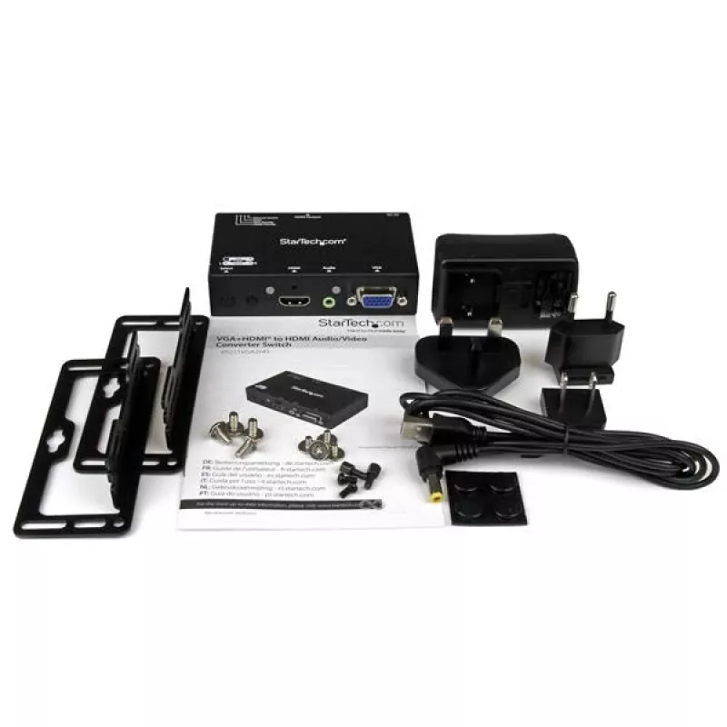 StarTech.com 2x1 HDMI + VGA na HDMI konvertor switch s auto a prioritným prepínaním – 1080p
