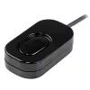 StarTech.com 2-portový USB VGA káblový KVM switch – USB napájaný s diaľkovým prepínačom