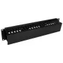 StarTech.com horizontálny 2U serverový rack káblový manažment finger duct s krytom – 19