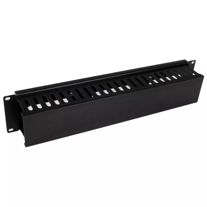 StarTech.com horizontálny 2U serverový rack káblový manažment finger duct s krytom – 19