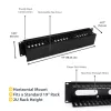 StarTech.com horizontálny 2U serverový rack káblový manažment finger duct s krytom – 19