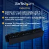 StarTech.com horizontálny 2U serverový rack káblový manažment finger duct s krytom – 19