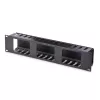 StarTech.com horizontálny 2U serverový rack káblový manažment finger duct s krytom – 19