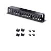 StarTech.com horizontálny 2U serverový rack káblový manažment finger duct s krytom – 19