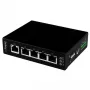 StarTech.com 5-portový neupravovaný priemyselný gigabitový ethernetový switch – DIN lišta / montáž na stenu