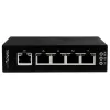 StarTech.com 5-portový neupravovaný priemyselný gigabitový ethernetový switch – DIN lišta / montáž na stenu