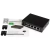 StarTech.com 5-portový neupravovaný priemyselný gigabitový ethernetový switch – DIN lišta / montáž na stenu