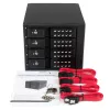 StarTech.com 4-slotový tray-less hot-swap mobilný rack backplane z hliníka pre 3,5