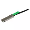 StarTech.com MSA kompatibilný QSFP+ Direct-Attach Twinax kábel – 2 m (6,6 ft)~MSA Uncoded kompatibilný 2m 40G QSFP+ na QSFP+ Direct Attach Breakout kábel Twinax – 40 GbE QSFP+ medený DAC 40 Gbps energeticky úsporný pasívny transceiver modul DAC