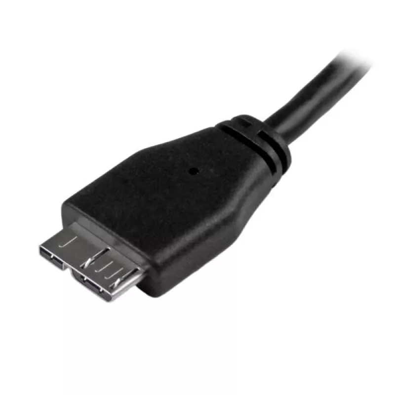 StarTech.com tenký Micro USB 3.0 kábel - M/M - 3m (10ft), 3 m, USB A, Micro-USB B, USB 3.2 Gen 1 (3.1 Gen 1), samec/samec, čierny