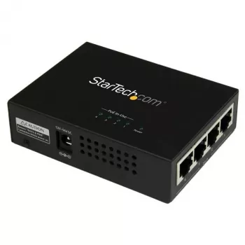StarTech.com 4-portový gigabitový Midspan – PoE+ injektor – 802.3at/af