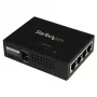 StarTech.com 4-portový gigabitový Midspan – PoE+ injektor – 802.3at/af