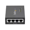 StarTech.com 4-portový gigabitový Midspan – PoE+ injektor – 802.3at/af