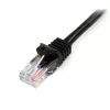 StarTech.com Cat5e patch kábel s RJ45 konektormi bez ochrany západky – 2 m, čierny