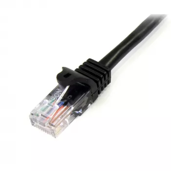 StarTech.com Cat5e patch kábel s RJ45 konektormi bez ochrany západky – 2 m, čierna