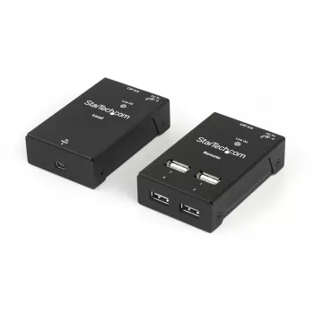 StarTech.com 4-portový USB 2.0 extender cez Cat5 alebo Cat6 – 130 ft (40 m)