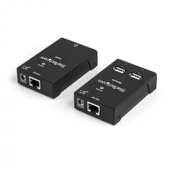 StarTech.com 4-portový USB 2.0 extender cez Cat5 alebo Cat6 – 130 ft (40 m)