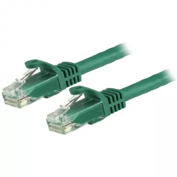 StarTech.com 7m CAT6 Ethernet kábel – zelený CAT 6 gigabitový Ethernet kábel – 250 MHz 100 W PoE RJ45 UTP sieťový/patch kábel bez ochrany západky s odľahčením ťahu, jednotlivo testovaný