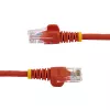 StarTech.com Cat5e patch kábel s RJ45 konektormi bez ochrany západky – 2 m, červený