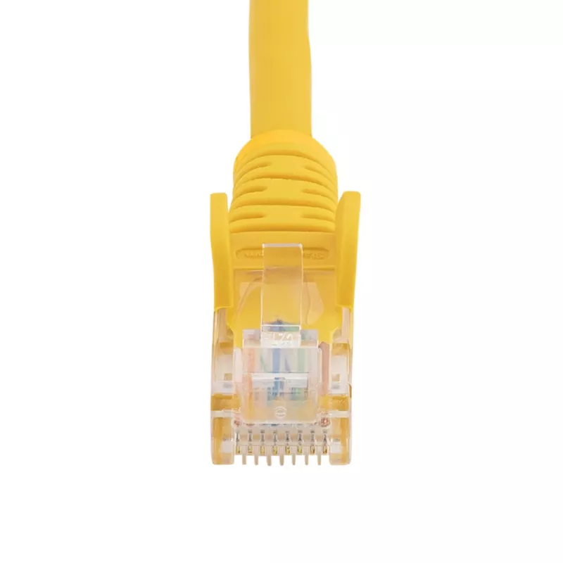 StarTech.com Cat5e patch kábel s RJ45 konektormi bez ochrany proti zlomeniu – 1 m, žltý